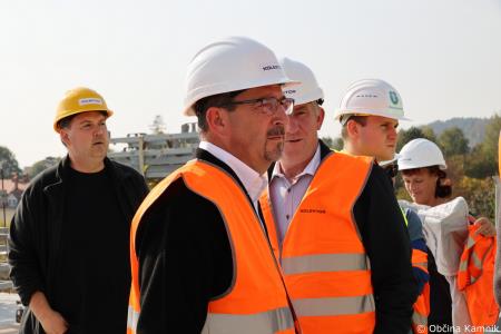 Ogled gradbišča nove Osnovne šole Frana Albrehta in seznanitev s potekom del občinskih svetnikov (23)